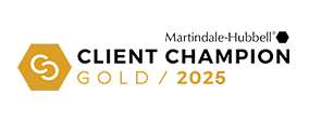 Martindale-Hubbell Client Champion Gold